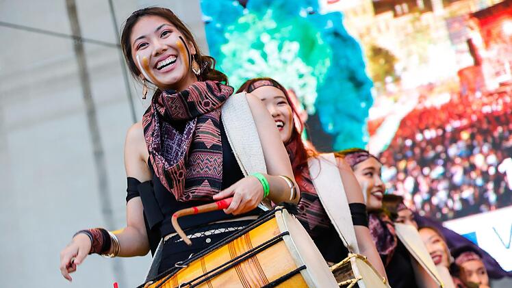 Impressionen von der Eröffnung des 27. Samba-Festivals.Foto: Matthias Hoch