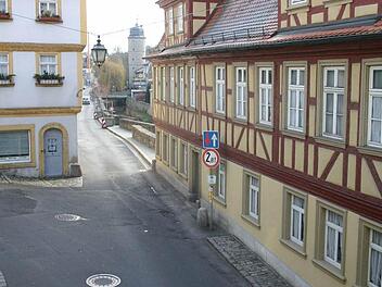 Die Sanierung der Bachgasse mit dem Eingangsbereich des Museums steht im diesem Jahr auf dem Programm der Stadt Marktbreit. Fotos: Thomas Meyer