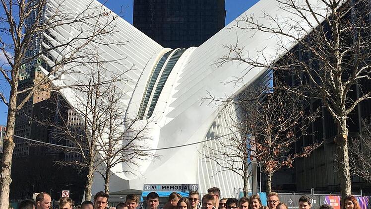 Je 15 Schüler des Coburger Casimirianums und 15 Schüler des Neustadter Arnold-Gymnasiums waren im April in den USA. Foto: privat