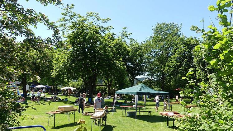 Das Freibad wurde zum Freizeitgel&auml;nde.J&uuml;rgen Schlee