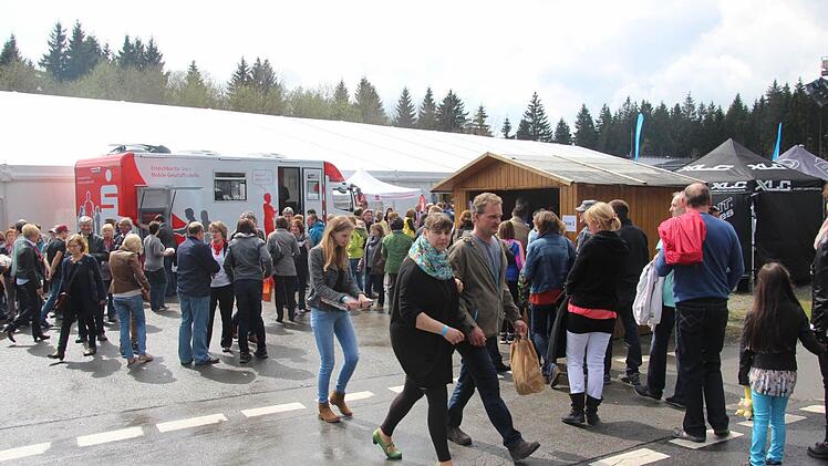 Bei der Rennsteigmesse gab es viele Besucher.