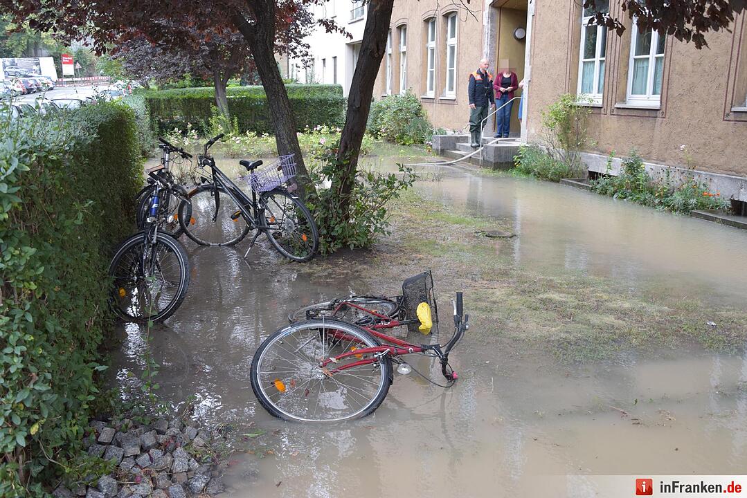 Wasserrohrbruch in Würzburg