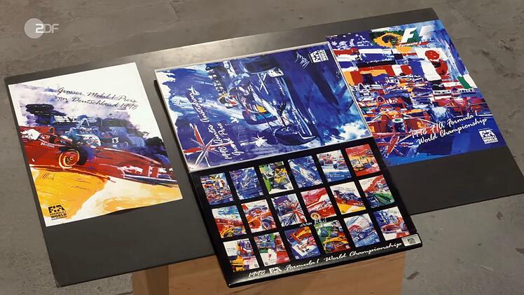 Eine Posterserie der Formel 1 aus dem Jahr 1998 war laut Sven Deutschmanek auf 1.000 St&uuml;ck limitiert.