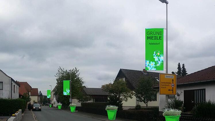 So könnte nach einem Vorschlag von Kerstin Blum die Deko aussehen. Fotomontage: Kerstin Blum