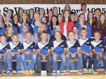 Gruppenbild mit den erfolgreichen Sportlern aus der Gemeinde Rattelsdorf. Foto: Renate Neubecker