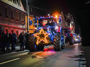 Traktor-Lichterfahrt 2023 in Hirschaid