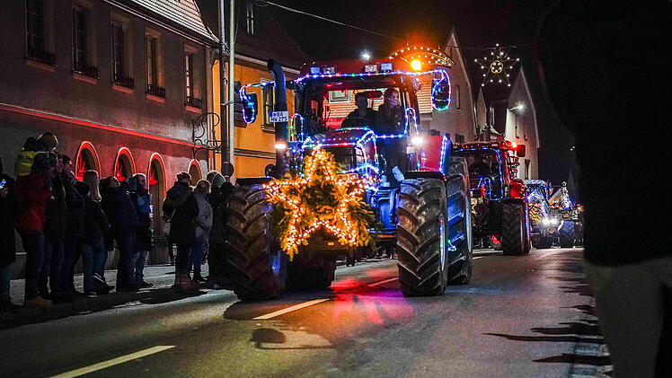 Traktor-Lichterfahrt 2023 in Hirschaid