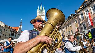 Beginn des G&auml;ubodenvolksfestes