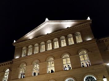 Landestheater Coburg bei NachtFoto: Jochen Berger