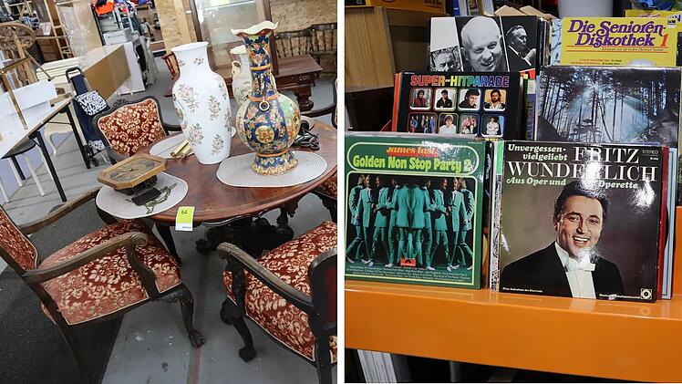 Trödelhalle in Franken wird aufgelöst - großer Ausverkauf endet bald