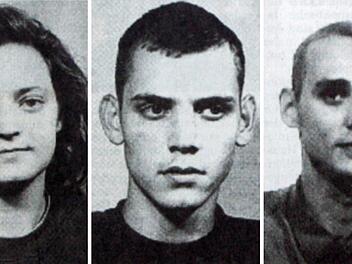 Eine Kombo aus Reproduktionen der Ostthüringer Zeitung aus dem Jahr 1998 zeigt Fahndungsbilder von Beate Zschäpe (v.l.), Uwe Böhnhardt und Uwe Mundlos. Die Verbrechen der rechtsextremen Terrorzelle NSU waren beispiellos - ebenso wie die Ermittlungsfehler in dem Fall. ACHTUNG: Nur zur redaktionellen Verwendung bei vollständiger Nennung der Quelle: «Foto: Frank Doebert/Ostthüringer Zeitung/dpa