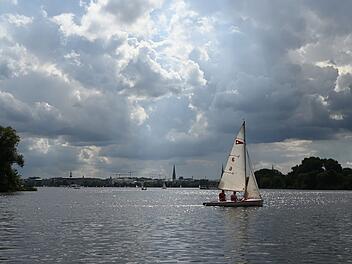 Wechselhaftes Wetter in Hamburg