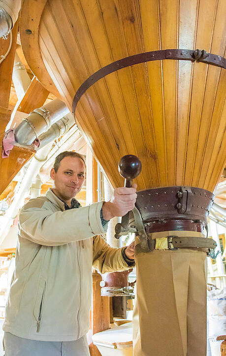 Besuch in der Schaubm&uuml;hle