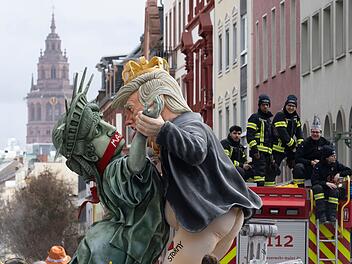 Rosenmontag am Rhein - Mainz