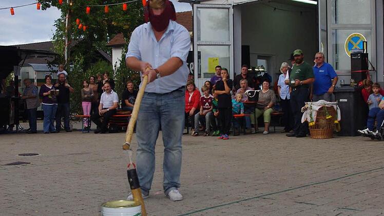 "Hahnenkönig" Axel Schrepfer gelang der goldene Schlag.