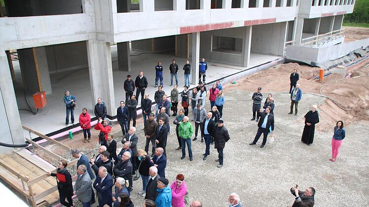 Gäste beim Richtfest Thomas Malz