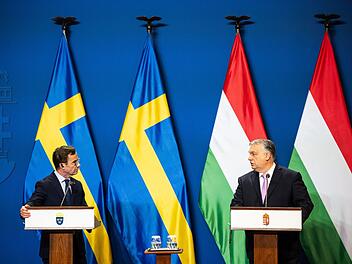 Viktor Orban und Ulf Kristersson