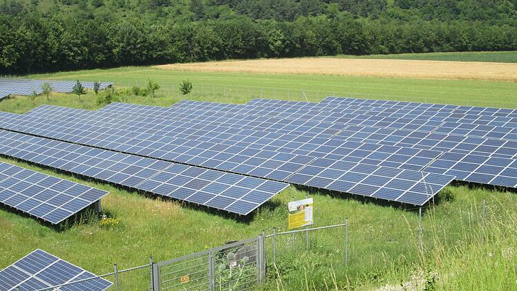 Ein zweites Solarfeld entsteht im Markt an der Autobahn. Der Bebauungsplan ist genehmigt.  Fotos: Winfried Ehling