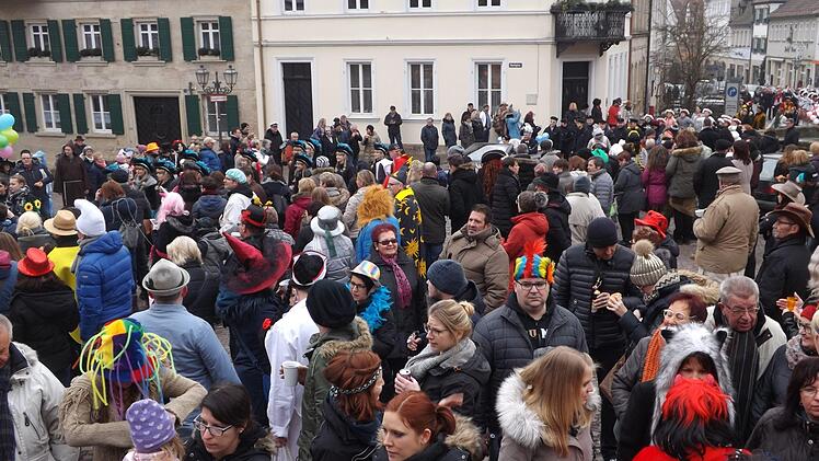 Beim Sturm auf das Kronacher Rathaus war für jeden etwas geboten.Maria Löffler