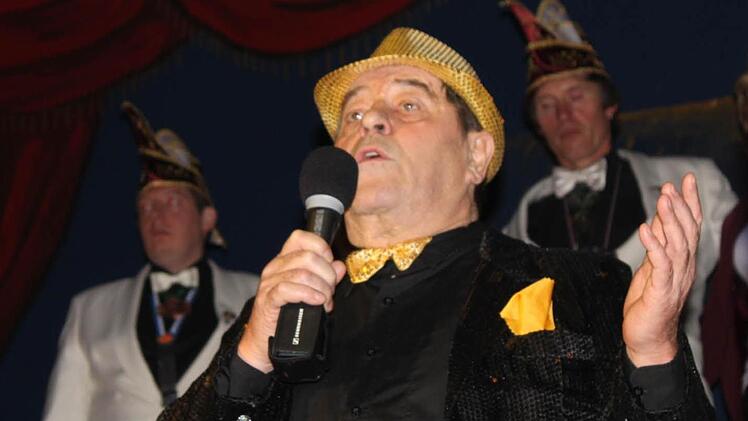 Ernst Geist sang noch einmal das Nüdlinger Lied.