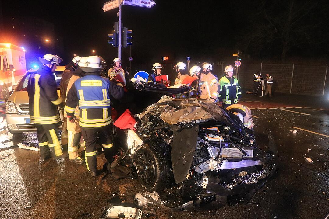 Schwerer Unfall auf dem Berliner Ring in Bamberg