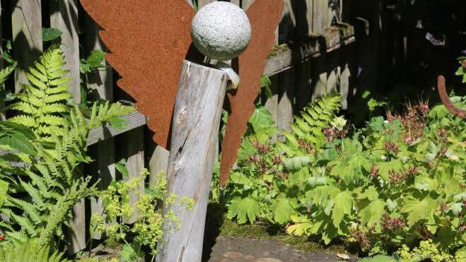 Impressionen aus Carmen Kunerts Gartenatelier in Thurnau. Foto: Barbara Herbst
