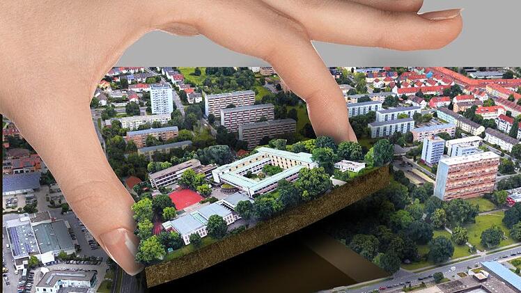 Im Herbst wirde ine Uhtersuchung zu möglichen Standorten für den Neubau des Dientzenhofer Gymnasiums im Landkreis erfolgen. Grafik: Micho Haller