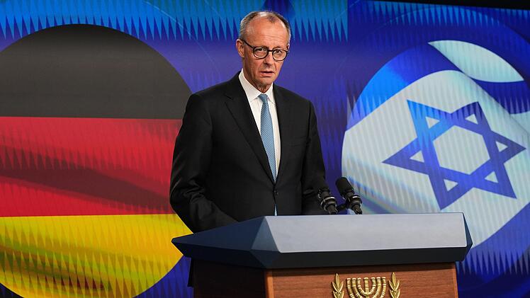 Merz: &laquo;Stehen f&uuml;r die Sicherheit und Existenz Israels ein&raquo;