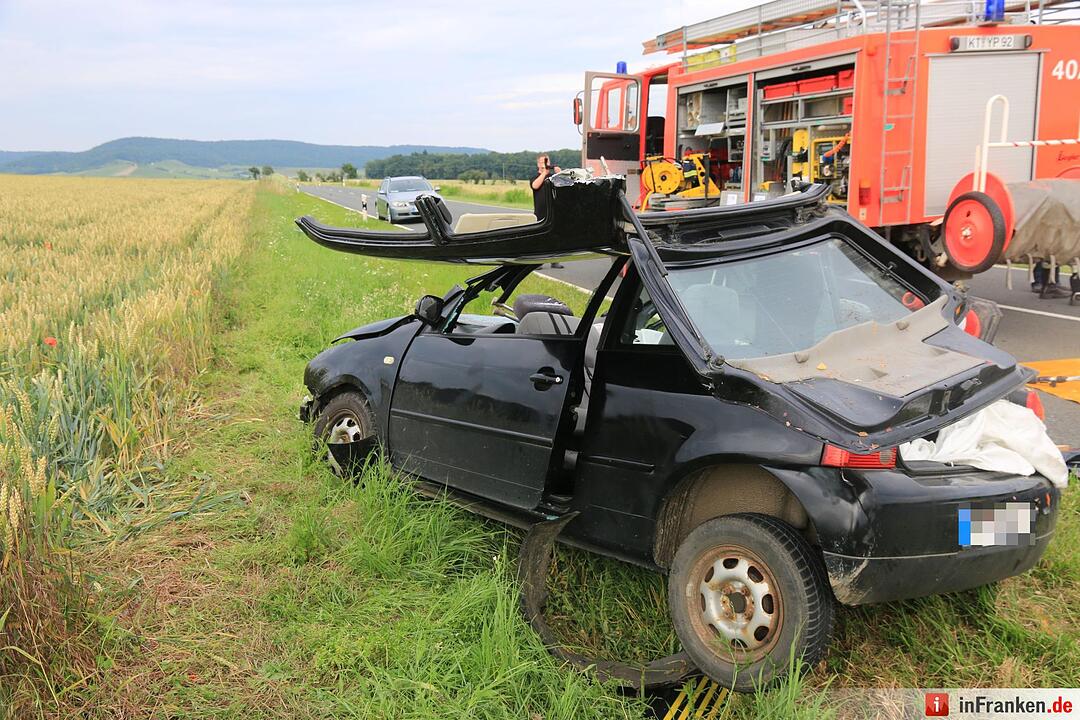 Tödlicher Unfall auf der B 22 bei Prichsenstadt