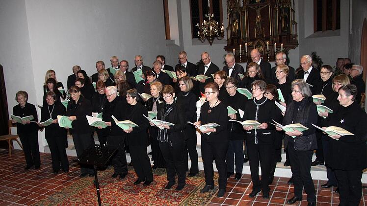 Der Chor "Cantus Vox" aus Niederndorf   Foto: Richard Sänger
