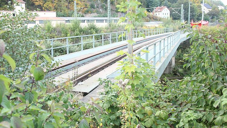 Die alte Bahnbrücke am LGS-Gelände soll gekauft werden.  Foto: Friedwald Schedel