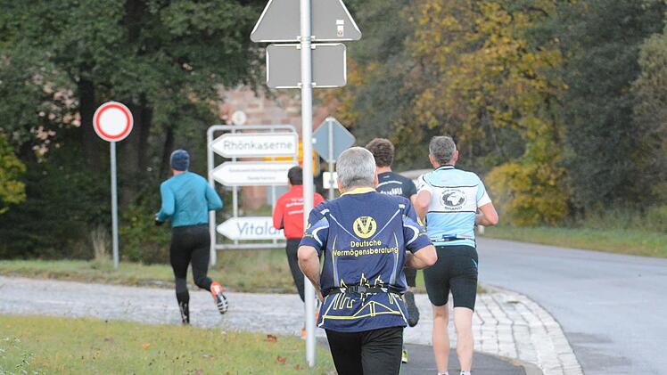 Weitere Impressionen vom "Run up the hill"-Lauf.  Foto: ssp