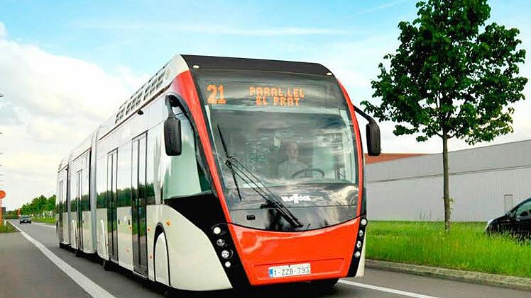 Die "Allianz" schlägt Bus-Rapid-Transit-Systeme auf drei Achsen vor. Foto: 2013 Van Hool NV