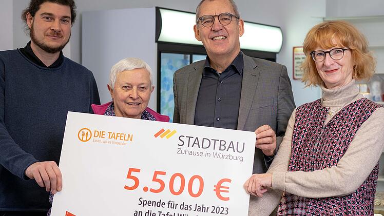 Würzburg: Stadtbau spendet an Tafel - "solidarisch zeigen"