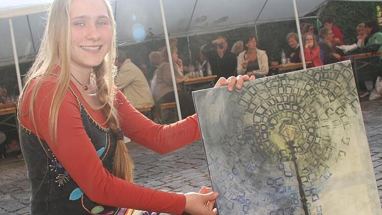 Magdalena Dörfler (15) will auch weiterhin die Sommerferien nutzen, um sich künstlerisch zu betätigen.