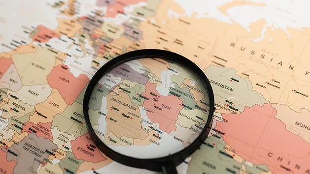 Naher Osten, Karte, Reise, Urlaub