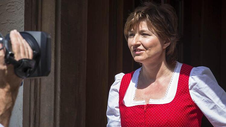 Fast eine Woche lang im Focus der Filmkamera: Anita Sack, die Hausherrin auf dem Maierhof. Sie ist in der neuen Staffel der "Landfrauenküche" mit dabei. Foto: Bayerischer Rundfunk