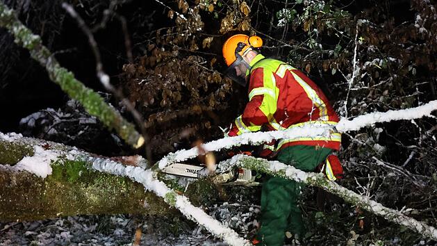 Wintereinbruch in Bayern