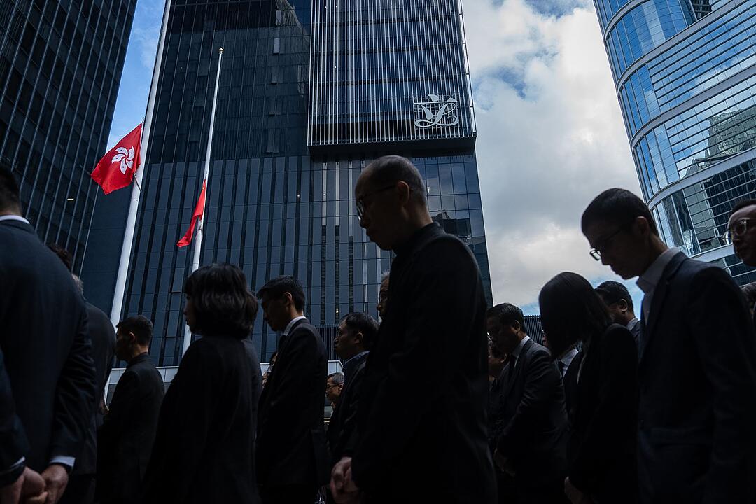 Nach Brand in Hongkong