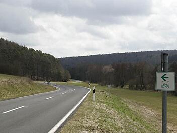 Nach über 20 Jahren könnte sich der Wunsch des Gemeinderates Oberaurach und der Bürger nach einem Radweg an der Staatsstraße von Unterschleichach nach Tretzendorf erfüllen. Wenn alles klappt, sogar im Wiesengrund (rechts) südlich der Staatsstraße  Foto: sw