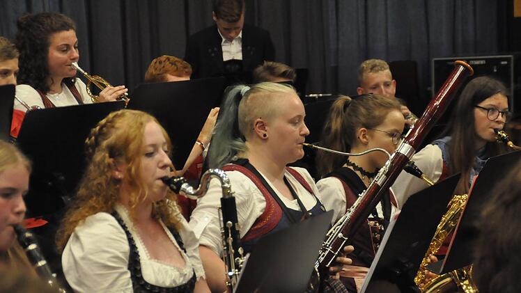 Abschlusskonzert der Unterfränkischen Bläserwoche in der Musikakademie Hammelburg.Peter Klopf