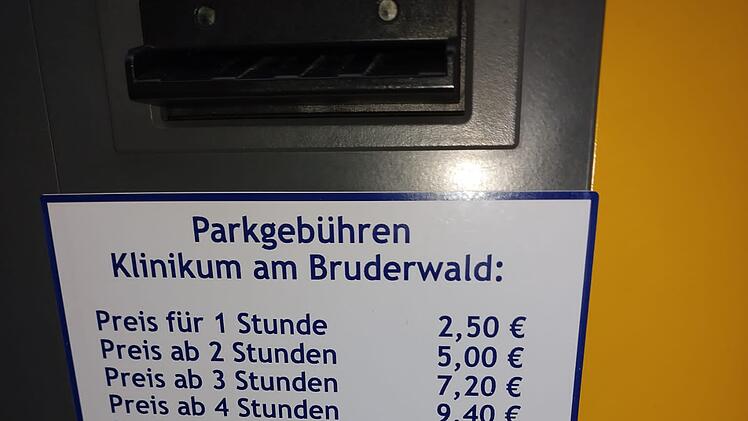 Parkkosten am Klinikum Bamberg schocken Patient: "sehr viel Frust"