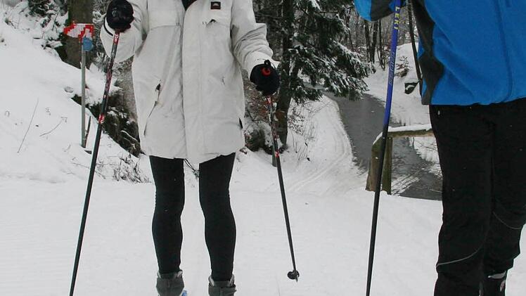 Karin Frank und Otto Limmer wollten mal was Neues ausprobieren und starteten beim Lauf um die Radspitze. Bislang haben sie noch nie einen Volkslauf mitgemacht.