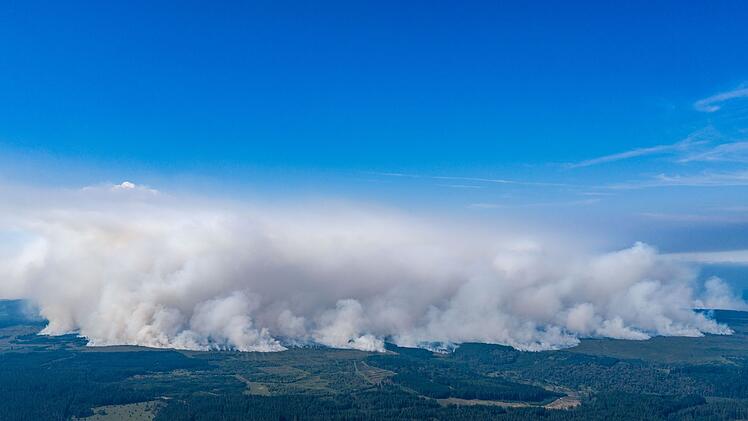 Waldbrand in Belgien