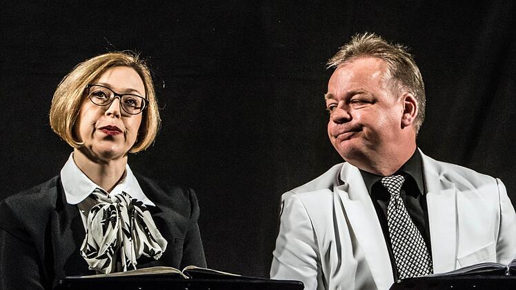 Impressionen vom Loriot-Abend mit dem "Ensemble Stilblüten" in NeustadtFoto: Jochen Berger