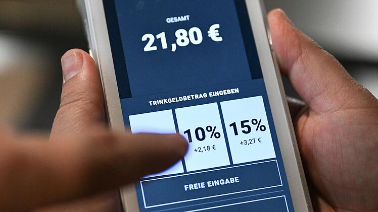 Trinkgeld per Kartenzahlung