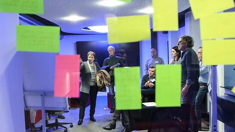 Denkwerkstatt "Bamberg 2050": Blick auf den Workshop "Wie arbeiten wir?". Foto: Barbara Herbst