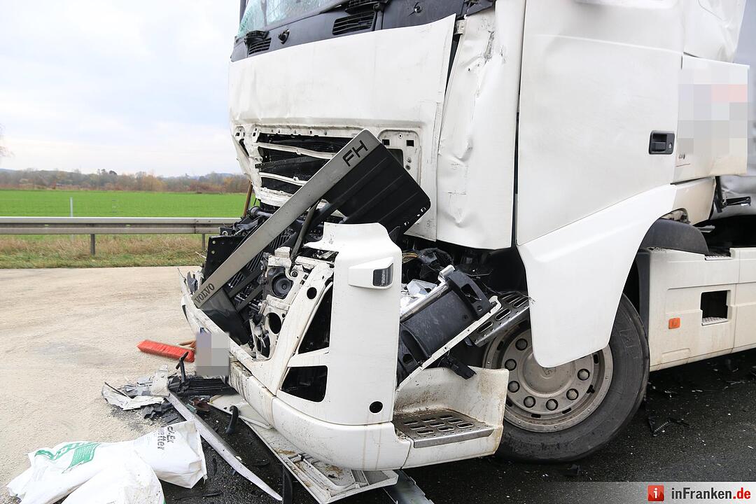 Lkw-Unfall auf A73 bei Buttenheim