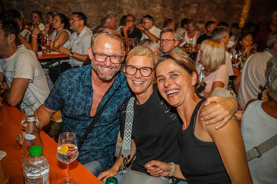 Beste Stimmung beim Stadtfest in Schweinfurt.