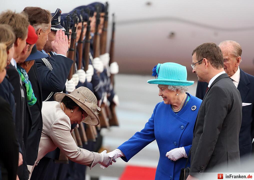 Britische Queen besucht Deutschland